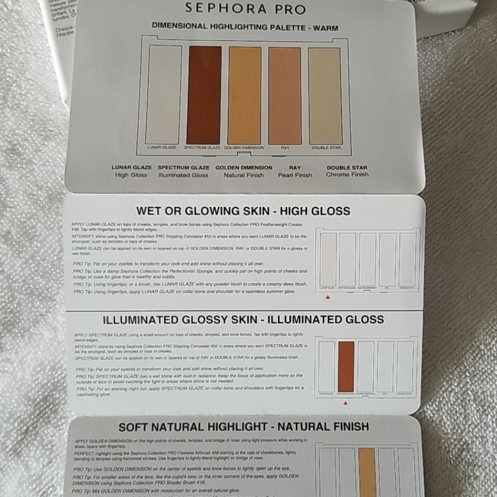 **SOLD** NEW Sephora Pro Highlighting Palette - Warm - Picture 10 of 13